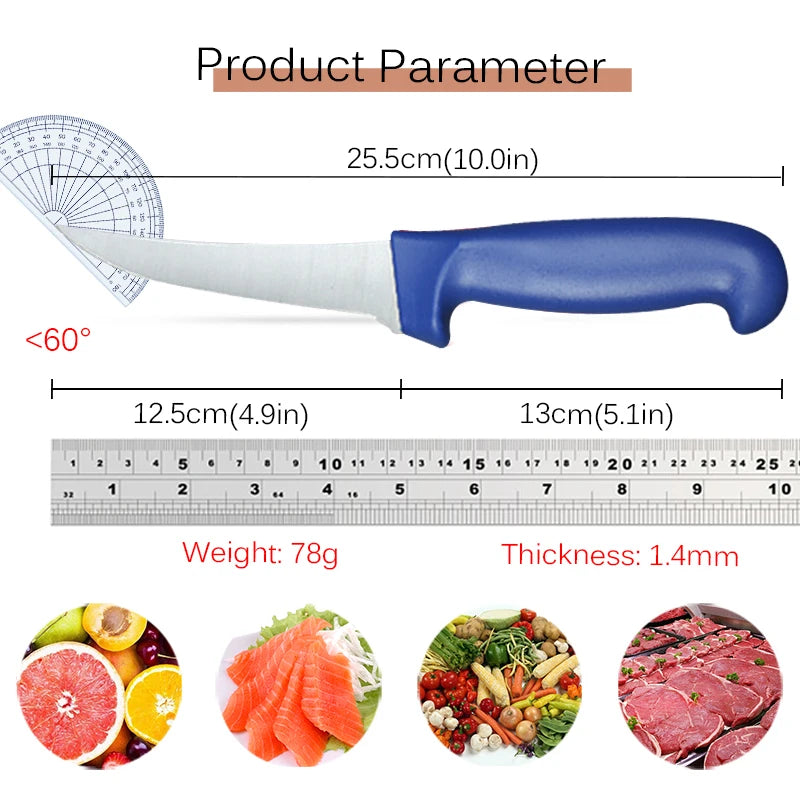 Kitchen knife for chef Boning knife Meat cutting knife sharp Stainless steel chef knife Multi-purpose knife Kitchen accessories